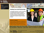 Website design for Woodlake Construction